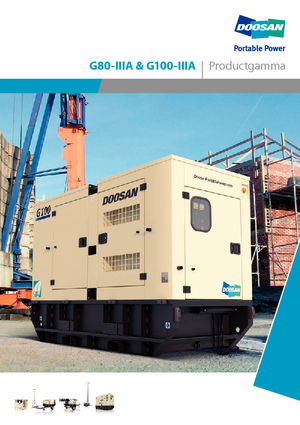 Diesel Generatoren Doosan G80-IIIA 