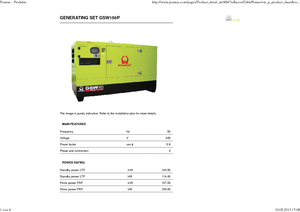 Diesel Generatoren PRAMAC Lifter GSW 150 P