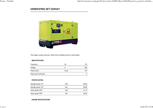 Diesel Generatoren PRAMAC Lifter GSW 45 Y
