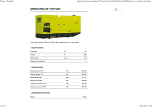 Diesel Generatoren PRAMAC Lifter GSW 450 V