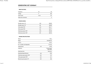 Diesel Generatoren PRAMAC Lifter GSW 560 V