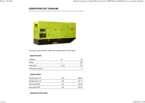 Diesel Generatoren PRAMAC Lifter GSW 665 M