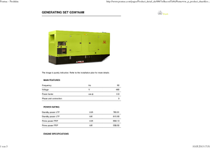 Diesel Generatoren PRAMAC Lifter GSW 760 M