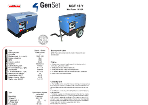 Diesel Generatoren GenSet MGF 16 Y