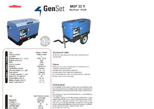 Diesel Generatoren GenSet MGF 22 Y