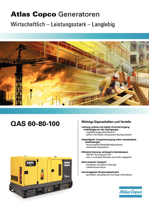 Diesel Generatoren Atlas Copco QAS 100 PDS