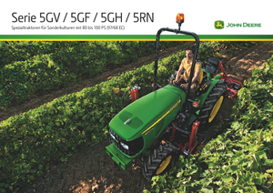 Tractoren met tweewielaandrijving John Deere 5100 GV