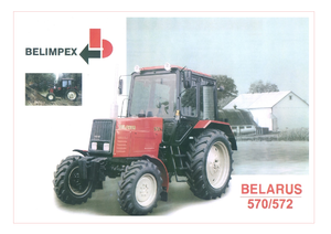 Tractoren met tweewielaandrijving Belarus 570