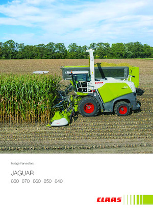 Veldhakselaars met tweewielaandrijving Claas Jaguar 850