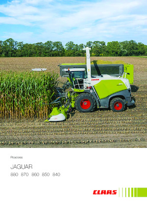 Veldhakselaars met vierwielaandrijving Claas Jaguar 840