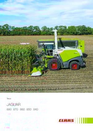 Veldhakselaars met tweewielaandrijving Claas Jaguar 850