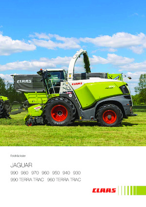 Veldhakselaars met tweewielaandrijving Claas Jaguar 960