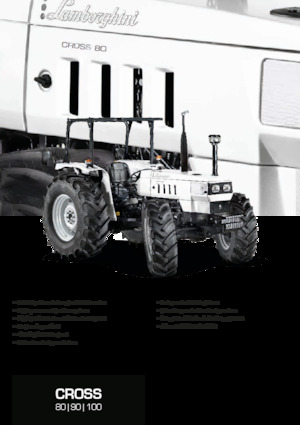 Tractoren met tweewielaandrijving Lamborghini Cross 100