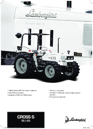 Tractoren met tweewielaandrijving Lamborghini Cross S 65
