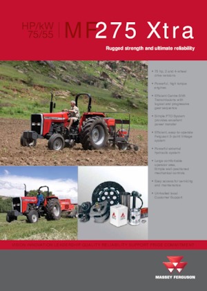 Tractoren met tweewielaandrijving Massey Ferguson MF 275 Xtra