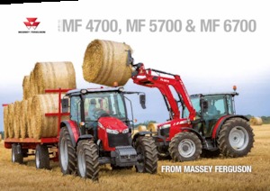 Tractoren met tweewielaandrijving Massey Ferguson MF 4707 MR