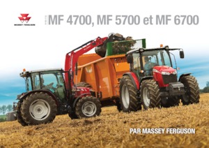 Tractoren met tweewielaandrijving Massey Ferguson MF 4707 MR
