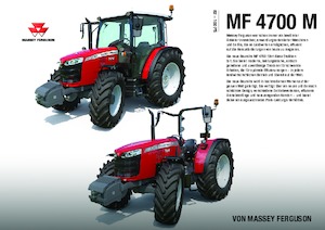 Tractoren met vierwielaandrijving Massey Ferguson MF 4710 M