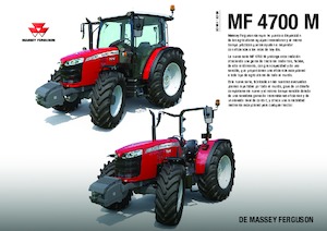 Tractoren met vierwielaandrijving Massey Ferguson MF 4710 M