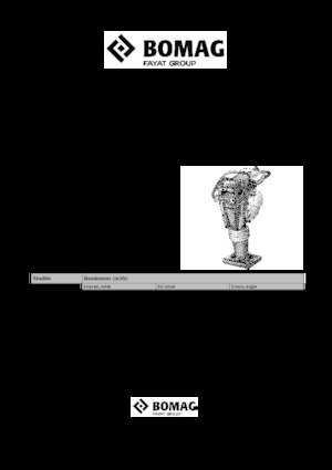 Benzine en Diesel Trilstampers Bomag BVT 65