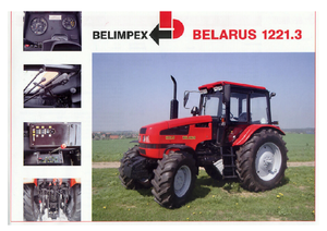 Tractoren met vierwielaandrijving Belarus 1221.3