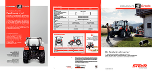 Tractoren met vierwielaandrijving Steyr 4065 Kompakt S Basis