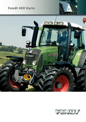 Tractoren met vierwielaandrijving Fendt 411 Vario