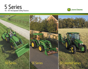 Tractoren met vierwielaandrijving John Deere 5065E