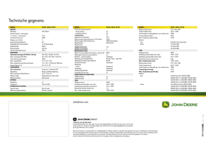 Tractoren met vierwielaandrijving John Deere 5065E