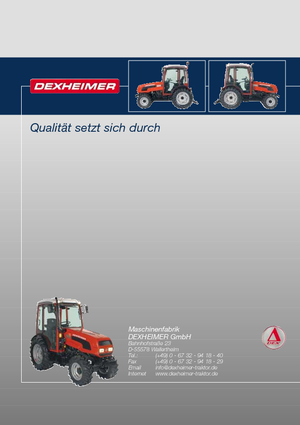 Tractoren met vierwielaandrijving Dexheimer 509 Si