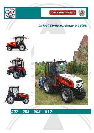 Tractoren met vierwielaandrijving Dexheimer 509 Si