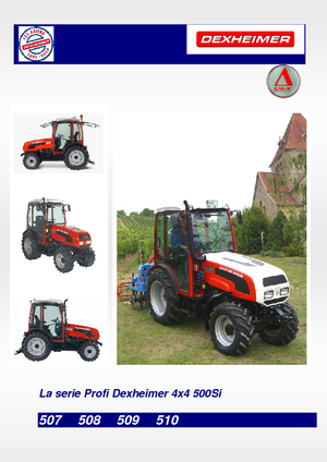 Tractoren met vierwielaandrijving Dexheimer 509 Si