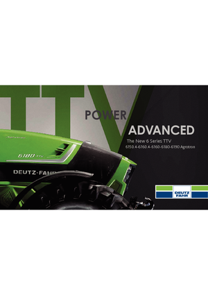 Tractoren met vierwielaandrijving DEUTZ-FAHR 6160.4 Agrotron TTV