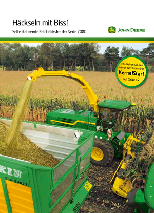 Veldhakselaars met vierwielaandrijving John Deere 7580