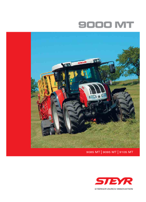 Tractoren met vierwielaandrijving Steyr 9085 MT Basis