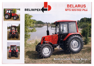 Tractoren met vierwielaandrijving Belarus 920 F