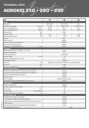 Tractoren met vierwielaandrijving DEUTZ-FAHR Agrokid 230 DT