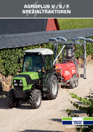 Tractoren met vierwielaandrijving DEUTZ-FAHR Agroplus F 320 GS DT