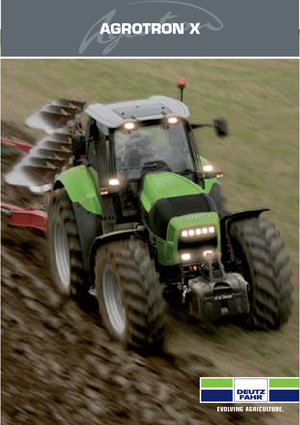Tractoren met vierwielaandrijving DEUTZ-FAHR Agrotron X 710 DCR