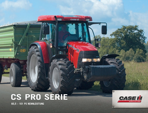 Tractoren met vierwielaandrijving Case IH CS 85 Pro Profi
