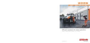 Tractoren met vierwielaandrijving Steyr 4095 Kompakt Basis