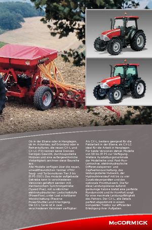 Tractoren met vierwielaandrijving McCormick CX 85 L