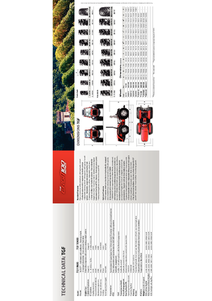 Tractoren met vierwielaandrijving Carraro Ergit TGF 9800