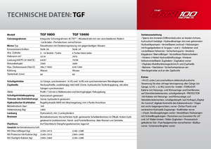 Tractoren met vierwielaandrijving Carraro Ergit TGF 9800