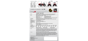 Tractoren met vierwielaandrijving Carraro TX 7800 S