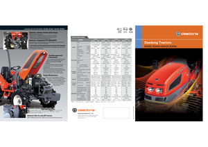 Tractoren met vierwielaandrijving Kioti EX 45 HST