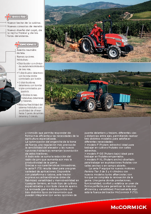 Tractoren met vierwielaandrijving McCormick F 120 XL