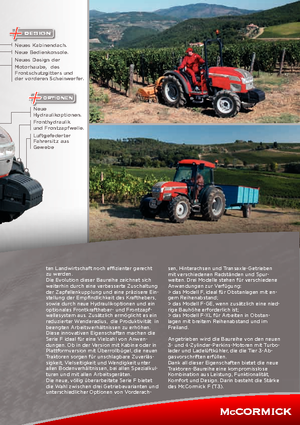 Tractoren met vierwielaandrijving McCormick F 100 F