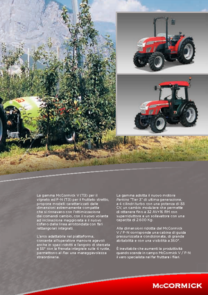 Tractoren met vierwielaandrijving McCormick F90N