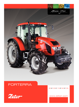 Tractoren met vierwielaandrijving Zetor Forterra 140